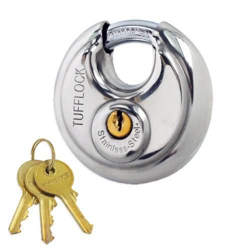 Tufflock 90 Mm 35/8" Round Stainless Steel Padlock eBay