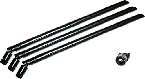 3 x 7dBi 2.4GHz 5GHz Dual Band WiFi RP-SMA Antennas for PCI-E Express Cards Asus PCE-AC68 AC-1900 PCE-AC66 TP-Link TL-WDN4800 ; Wireless Routers TP-Link C9 AC1900 C8 AC1750 TL-1043ND TL-WR941ND TL-WA901ND TL-WN951N ; D-Link DIR-880L DAP-2695 DAP-2533 DAP-2590 DAP-2555 Omni Directional Wireless Long Range Booster Extension also works with Mini PCIe PCI and USB Cards WLAN Network Repeater