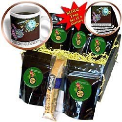 Londons Times Funny Aliens Cartoons - Outta This World Bagels N Creme Cheese - Coffee Gift... by 3dRose LLC