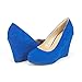 DREAM PAIRS ASH-P Women's Elegant Closed Toe Wedge Platform Pumps Shoes