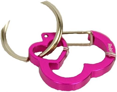Rubit The Easy Dog Tag Heart Shaped Switch Clip, Medium, 1.07-Inch Diameter, Pink by Rubit