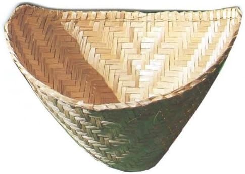 2 Thai Lao Sticky Rice Steamer Baskets Bamboo Kitchen Cookware Tool by Bangkok Center One