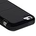 GreatShield Legacy Series Slim Fit Dual Layer Hybrid Case with Kickstand for Apple iPhone 5 / 5S / 5C (Black)