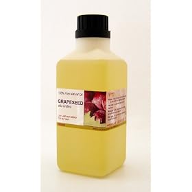 1 Litre Grapeseed 100% Pure Carrier Oil