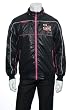 Fila Black with pink and white LS Track Jacket