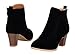 Serene Womens Vintage Chunky Low Heel Short Boot Ankle Booties