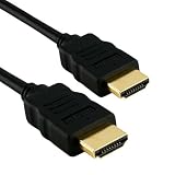 CablessonBasics High Speed HDMI Cable with Ethernet - (Latest 1.4a Version, 15.2Gbps) Gold HDMI to HDMI Cable with ETHERNET Compatibility, FULL HD, 1080P, 2160p, LCD, PLASMA & LED TV's, 3D TVS, Supports Dolby TrueHD (2M Cable)by Cablesson