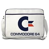Produkt-Bild: COMMODORE C64 SPORT & FREIZEIT TASCHE umh&auml;ngetasche retro style bag kunstleder weiss