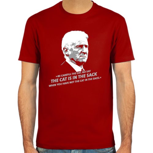 T-Shirt Giovanni Trapattoni ::: Farbauswahl: deepred, schwarz, oliv oder navy ::: Größen: S-XXL ::: Fußball-Kult