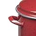 Paula Deen Signature Enamel on Steel 12-Quart Stockpot, Red Speckle