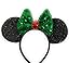Christmas Mickey Ears, Christmas Minnie Ears, Xmas Mickey Ears, Christmas Disney,Holiday Ears, Mouse Ears,