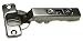 Euro Concealed Cabinet Hinge, Full Overlay, 110 Degree Opening, Nickel, TB42