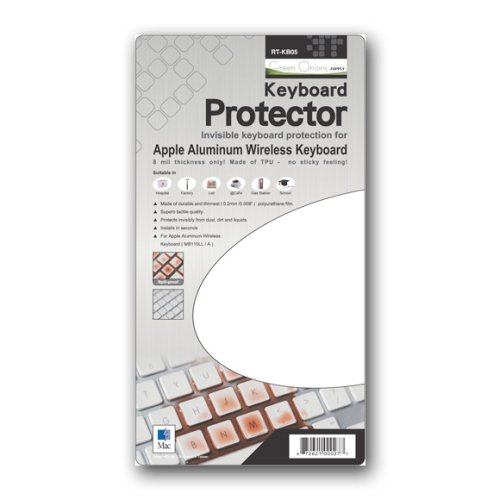 Green Onions Supply RT-KB06 Keyboard Protector for Apple Aluminum wireless Keyboard -1 Piece (Transparent)