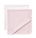 Bellybutton 44291 - 2er-Set Moltont&uuml;cher, Ma&szlig;e: 80 x 80 cm, rose
