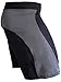 Epic MMA Gear WOD Shorts for Men - Agility 2.0 (Black/Grey, 34)