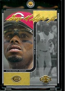 2006 Topps Co-Signers Ken Griffey Jr. Cincinnati Reds Baseball Card #95 - Mint Condition - In Protective Display Case !!