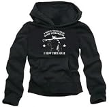 Coole Fun T-Shirts CHUCK NORRIS Kapuzensweater - Ich verhandele nicht mit Terroristen, schwarz, Groesse: XL