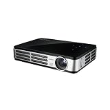 VIVITEK〈QUMI〉キュミ 超軽量600g 300ルーメン LEDモバイルミニプロジェクター WXGA(1280x800)対応 HD720P DLP ミニHDMI端子 RCA端子 「Made for iPod/iPhone/iPad」ブラック Q2-B