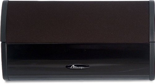 Mirage Nano CC Center channel speaker with high-gloss black finish