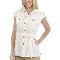 Merona&reg; Collection Short Sleeve Safari Tunic - White