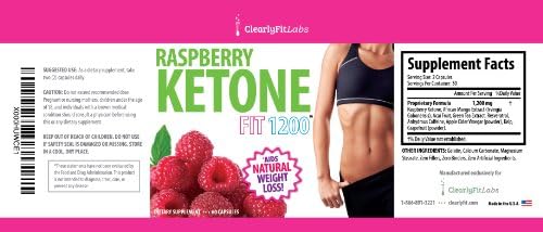 Raspberry Ketone FIT 1200 mg, 60 Capsules
