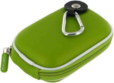 rooCASE EVA Hard Shell (Green) Carrying Case with Memory Foam for Canon PowerShot Digital Camera A810 A1300 A2300 A2400 IS A3400 IS A4000