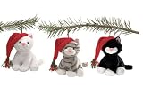 Count Down To Christmas Animal Chatter Ornaments Dogs (Set of 3) By Gund