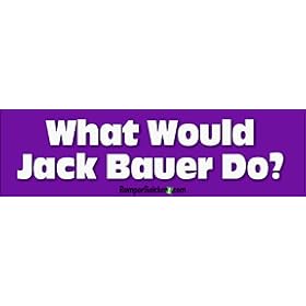What Would Jack Bauer Do - Refrigerator Magnets 7x2 in