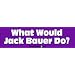 What Would Jack Bauer Do - Refrigerator Magnets 7x2 in