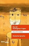 Produkt-Bild: Die 101 wichtigsten Fragen: Die deutsche Sprache