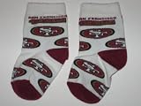 SAN FRANCISCO 49ERS Team Logo Cotton BABY BOOTIES