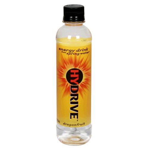 Hydrive Enery Drink from Spring Water, Dragonfruit, 11.2 Ounce Bottle (Pack of 18) by Hydrive
