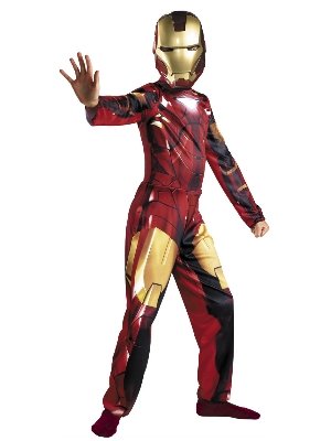  Boys Iron Man 2 Costume Mark 6 10-12 Husky