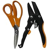 Fiskars Garden Shears & Ratchet Pruner Set 41TmEsrD38L. SL160 Fiskars Garden Shears & Ratchet Pruner Set
