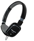 Panasonic RP-HXC40-K Light Weight On Ear Monitors w/iPhone Controller (Black)