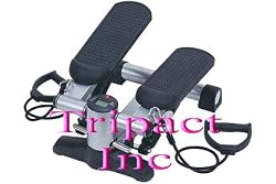 Sunny Mini Stepper Exercise Machine with Resistant Band Arm Rest & LCD Display