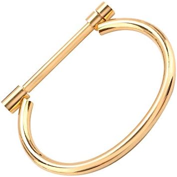Touch Love Novelty Stainless Steel Bracelet Women Cuff Bangle Bracelet Classic Style Gold