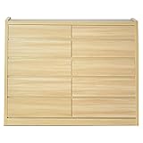 アルファタカバ ママも喜ぶ奥行30cm狭い場所で活躍 薄型チェストシリーズ 奥行30オーディン120cm幅5段ナチュラル