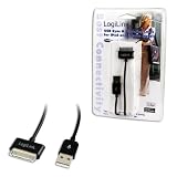 LogiLink USB Kabel f&uuml;r iPod und iPhone, schwarz