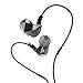 Sound Intone E6 Pro in-Ear Headphones Sport Running Earbuds Noise Isolating Headset with in-line Mic(Black)