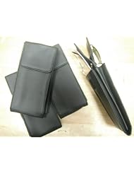 Black Double Eyeglass case by Eyeglass case