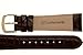 Mens Alligator Grain Watchband Brown 18mm Watch Band - by JP Leatherworks