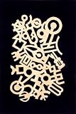 Momeni New Wave 106 Ivory Contemporary Wool Rug Size: 76 x 96