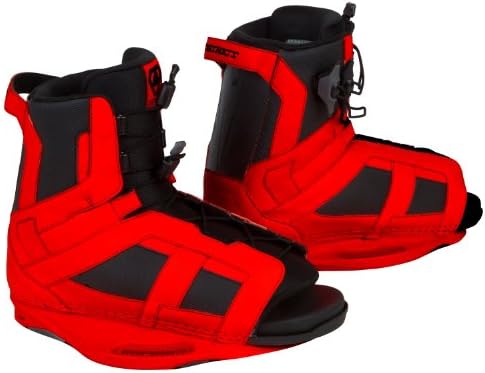 Ronix - District Wakeboard Bindings - Men's Size (5-8.5) - Caffeinated Red - 2014
