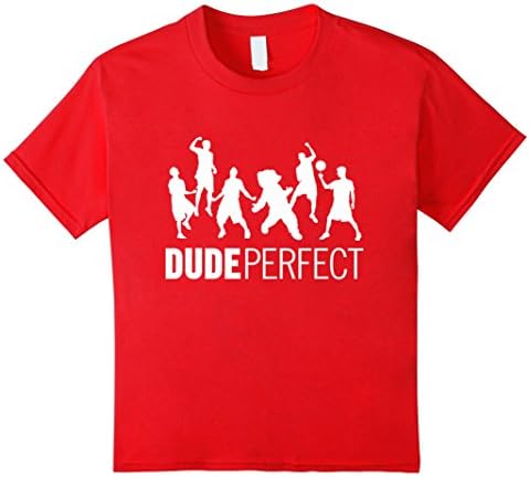 Kids Dude Trick Shots Perfect t shirts 10 Red
