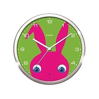 Peek-a-Boo Rabbit Wall Clock