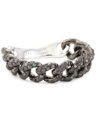 Phillips Frankel "Vibrant Affair" Black Diamond Chain Link Ring