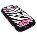 Galaxy S3 Case, MagicMobile® Dual Hard Heavy-Duty Plastic Protective Case for Samsung Galaxy S3 / I9300 Hybrid White and Black [Zebra-Pattern] Rugged Silicone Armor Impact Shockproof Cover [Rose Pink]