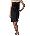 Long Black Swimsuit Sarong Cover Up with Built in Ties One Size