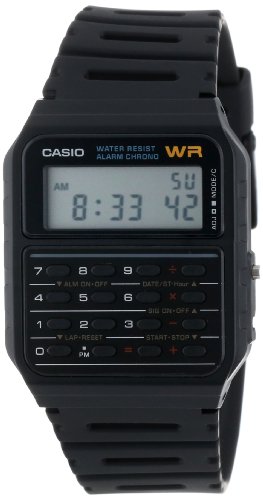 [カシオ]CASIO 腕時計 データバンク 海外モデル カリキュレーター CA-53W-1ZD ブラック[逆輸入]: 腕時計通販